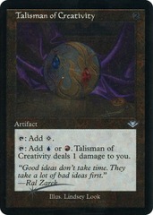 Talisman of Creativity - Foil Etched - Retro Frame - MH1